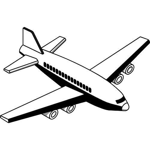 airplane traveling icon